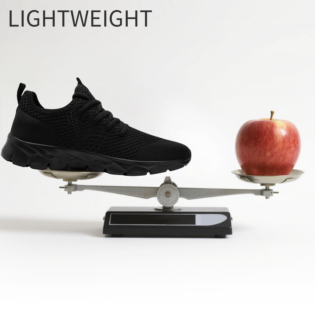 VLHGCG Running Black Shoes for Men Tennis Slip on Sneakers Casual Walking Fashion Shoe Lightweight Slippers Size 14.5