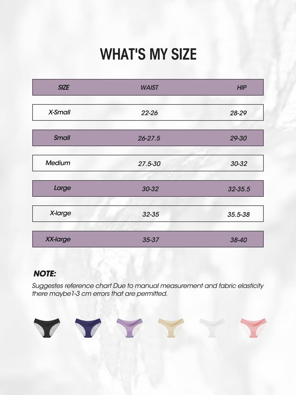 DHFBABY Sexy Cheeky Womens Underwear Comfortable Seamless Panties Luxurious Lace Bikini Briefs (US, Alpha, Medium, Regular, Regular, A-6 Pack-6 Color)