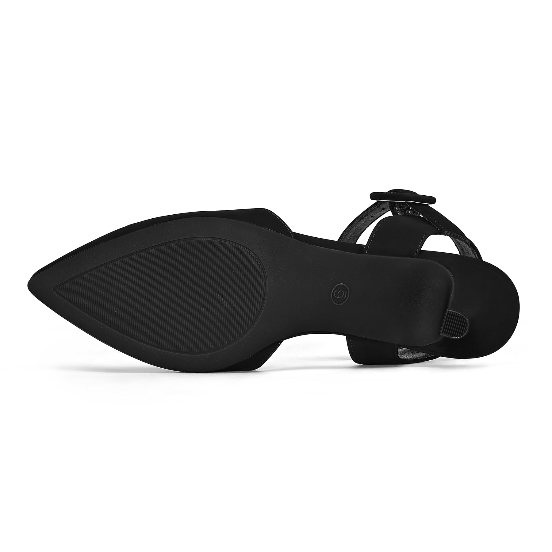mysoft Women's Kitten Heels Pumps 2 Inch Low Heel Closed Toe Dress Shoes for Wedding Party Office Comfort Fit Medium Wide Width Black Nubuck