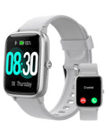 GRV Smart Watch for iOS and Android Phones (Answer/Make Calls), Watches for Men Women IP68 Waterproof Smartwatch Fitness Tracker Watch with Heart Rate/Sleep Monitor Steps Calories Counter (Gray)