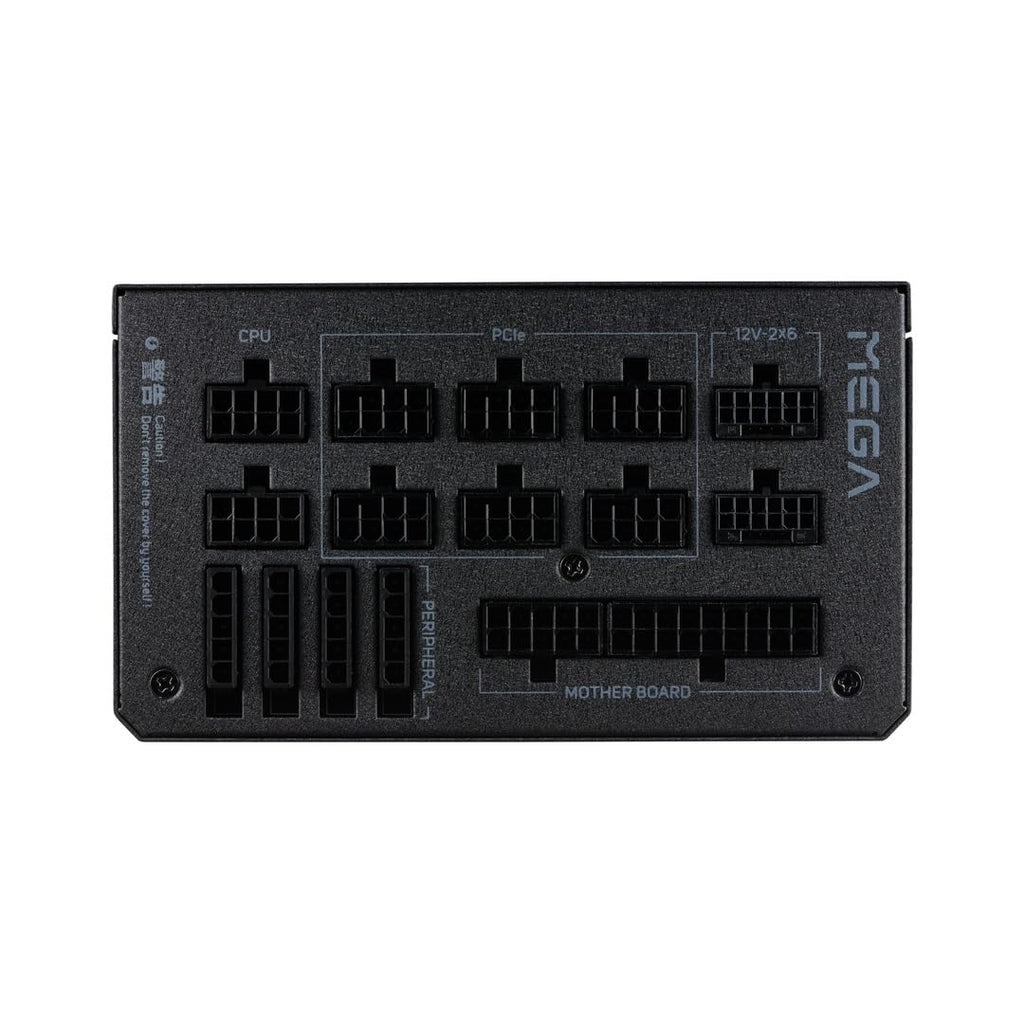 FSP MEGA TI 1650W Power Supply, 80 Plus & Cybenetics Titanium, Lambda A++, ATX3.1 & PCIe 5.1 (12V-2x6), Full Modular (MEGA-1650W)