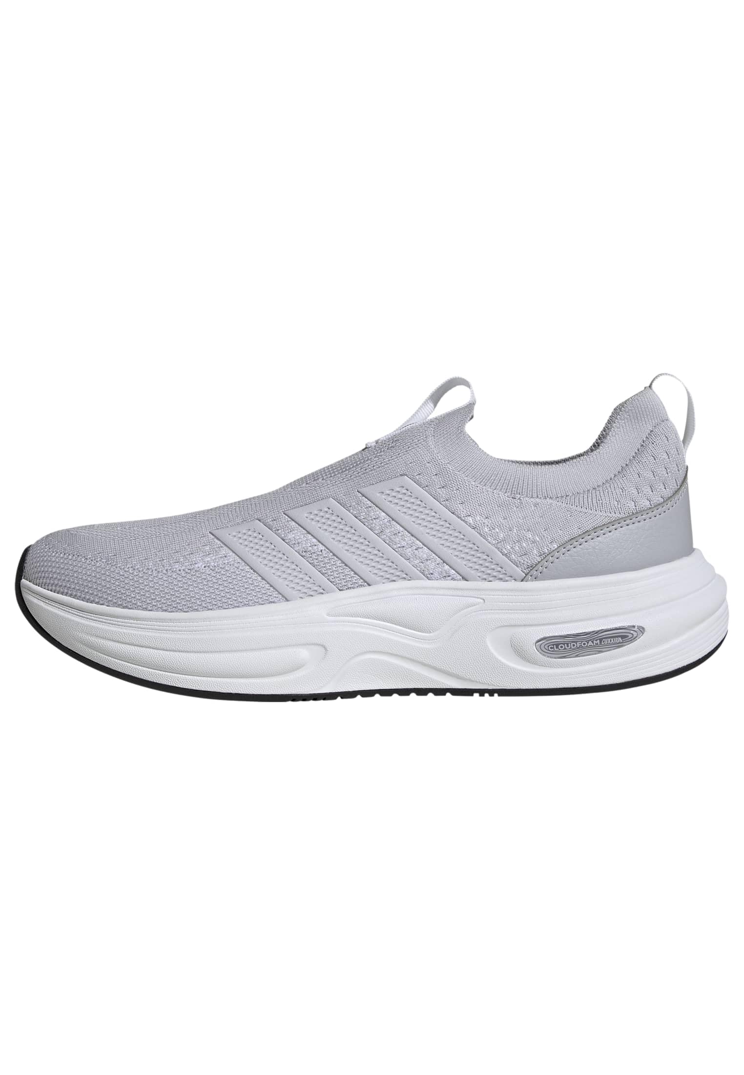 adidas Men's Cloudfoam Cuxxion - Sock, Solid Grey/Dash Grey/White, 10.5