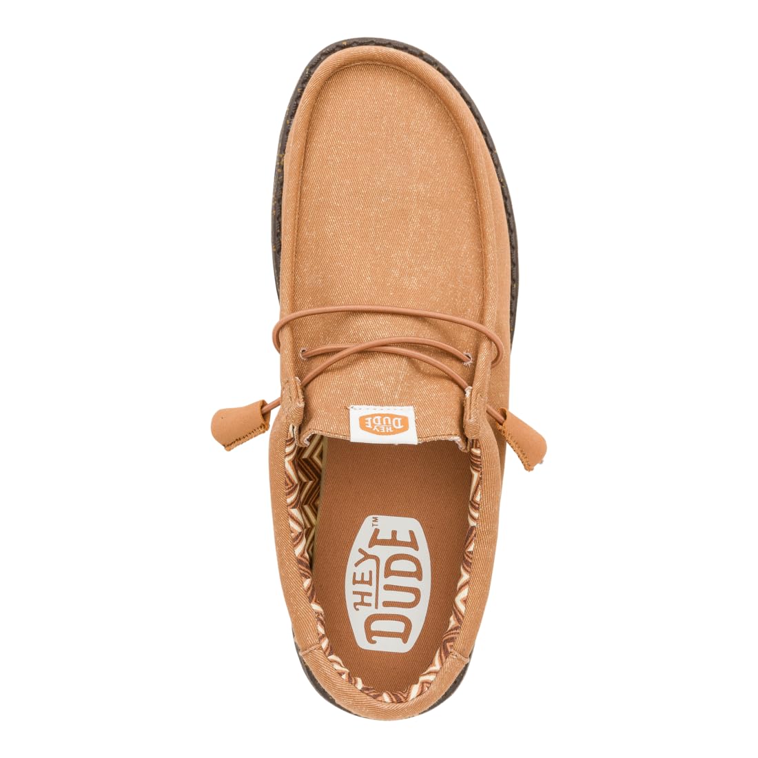 HEYDUDE Wally Stretch Canvas Nut Size 11, Men’s Shoes, Men's Slip-on Loafers, Comfortable & Light-Weight