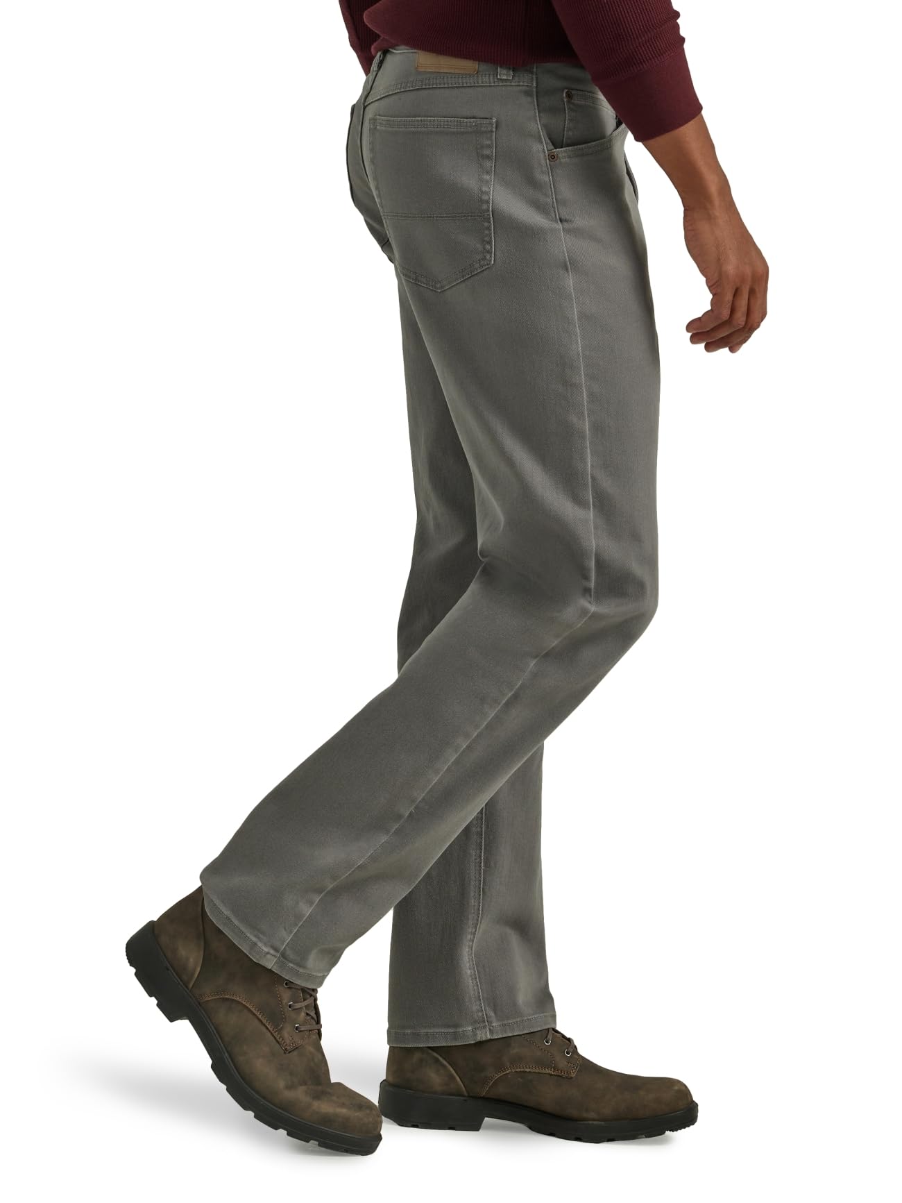 Wrangler Authentics Men's Classic 5-Pocket Relaxed Fit Flex Jean Gargoyle 36W x 30L