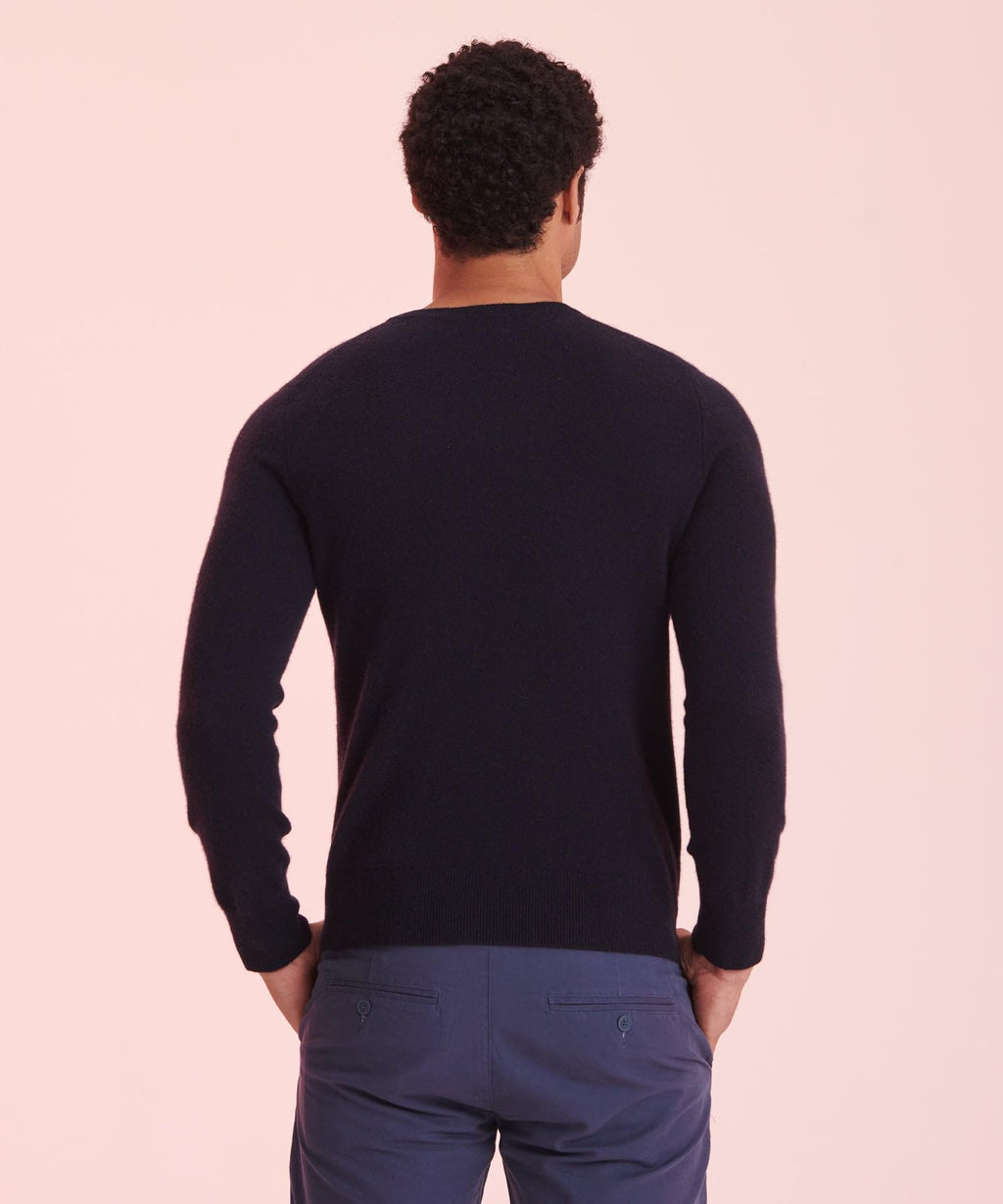 NAADAM The Original Cashmere Crewneck Sweater,Navy,XL