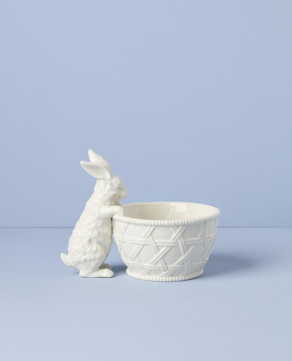 Lenox 897157 Wicker Creek Bunny Candy Dish, Easter Serveware