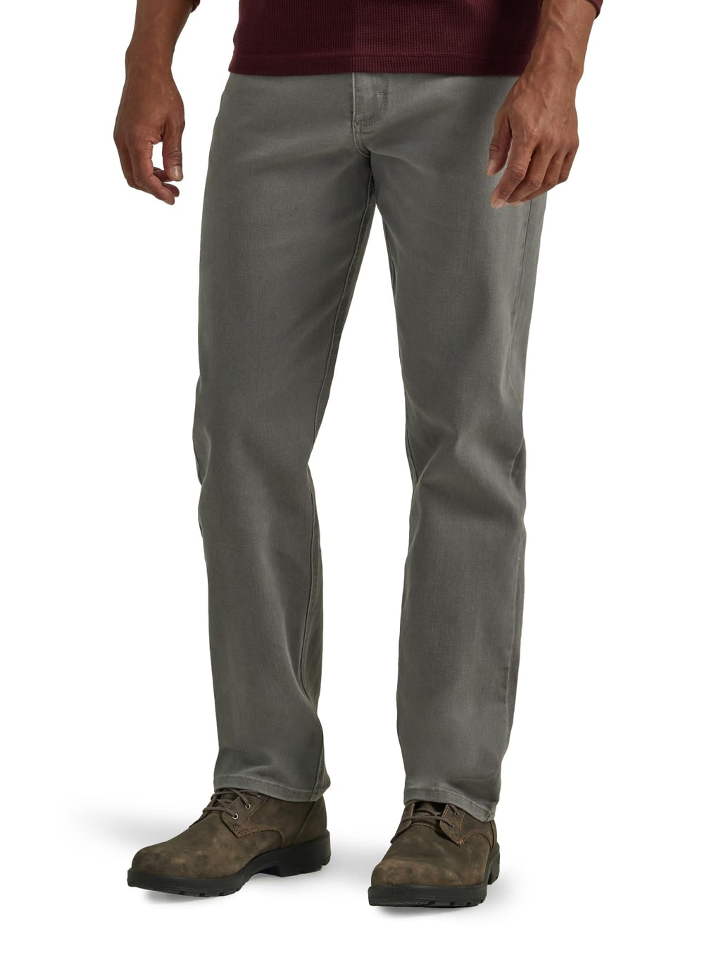 Wrangler Authentics Men's Classic 5-Pocket Relaxed Fit Flex Jean Gargoyle 36W x 30L