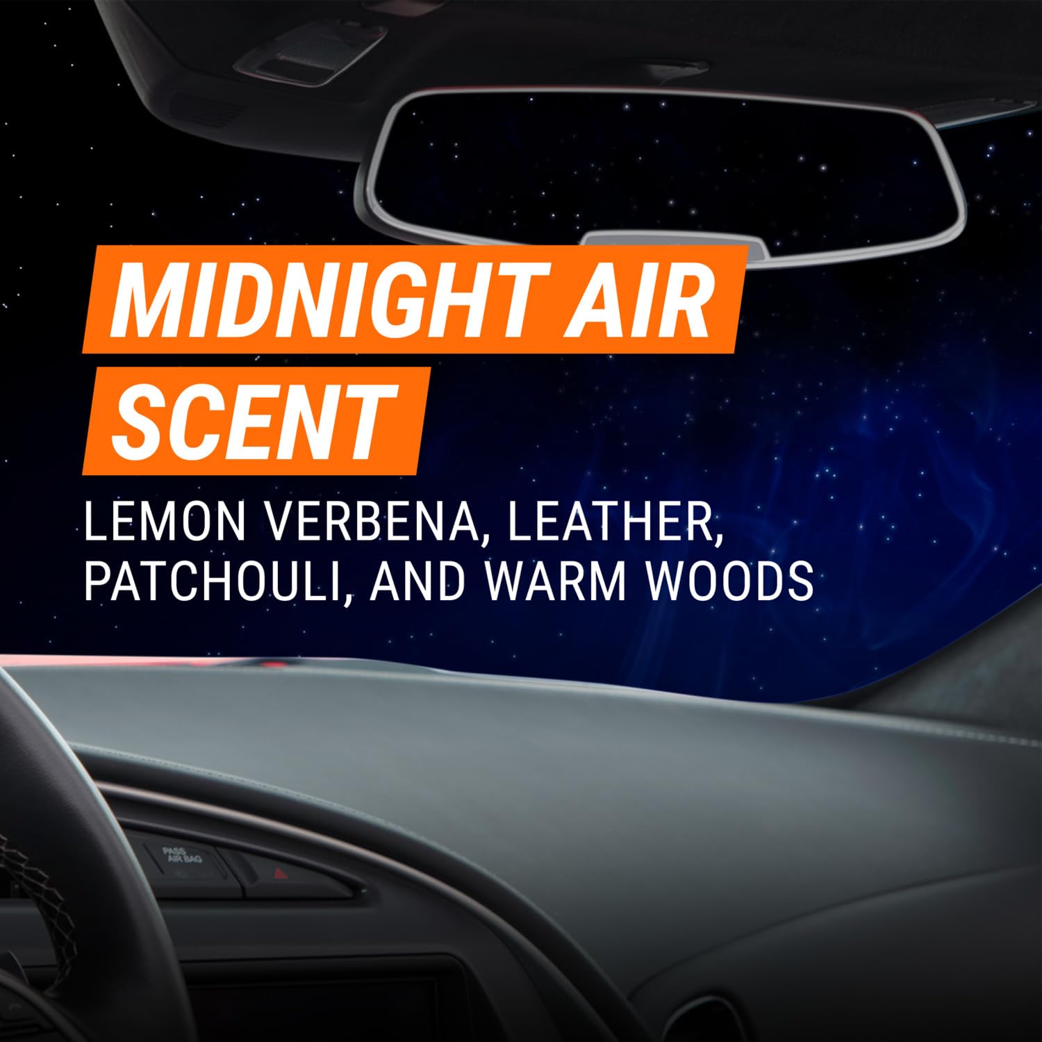 Fresh FX Smoke X Car Odor Eliminator Spray by Armor All, Car Air Freshener Spray, Midnight Air Scent, 3.5 Oz