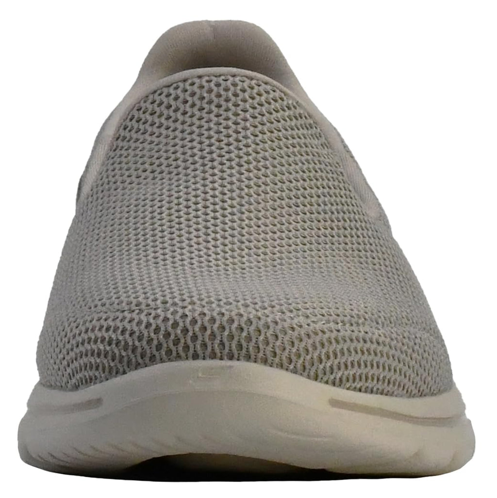 Skechers Women's Go Walk 5 Sneaker, Taupe, 7.5 Wide