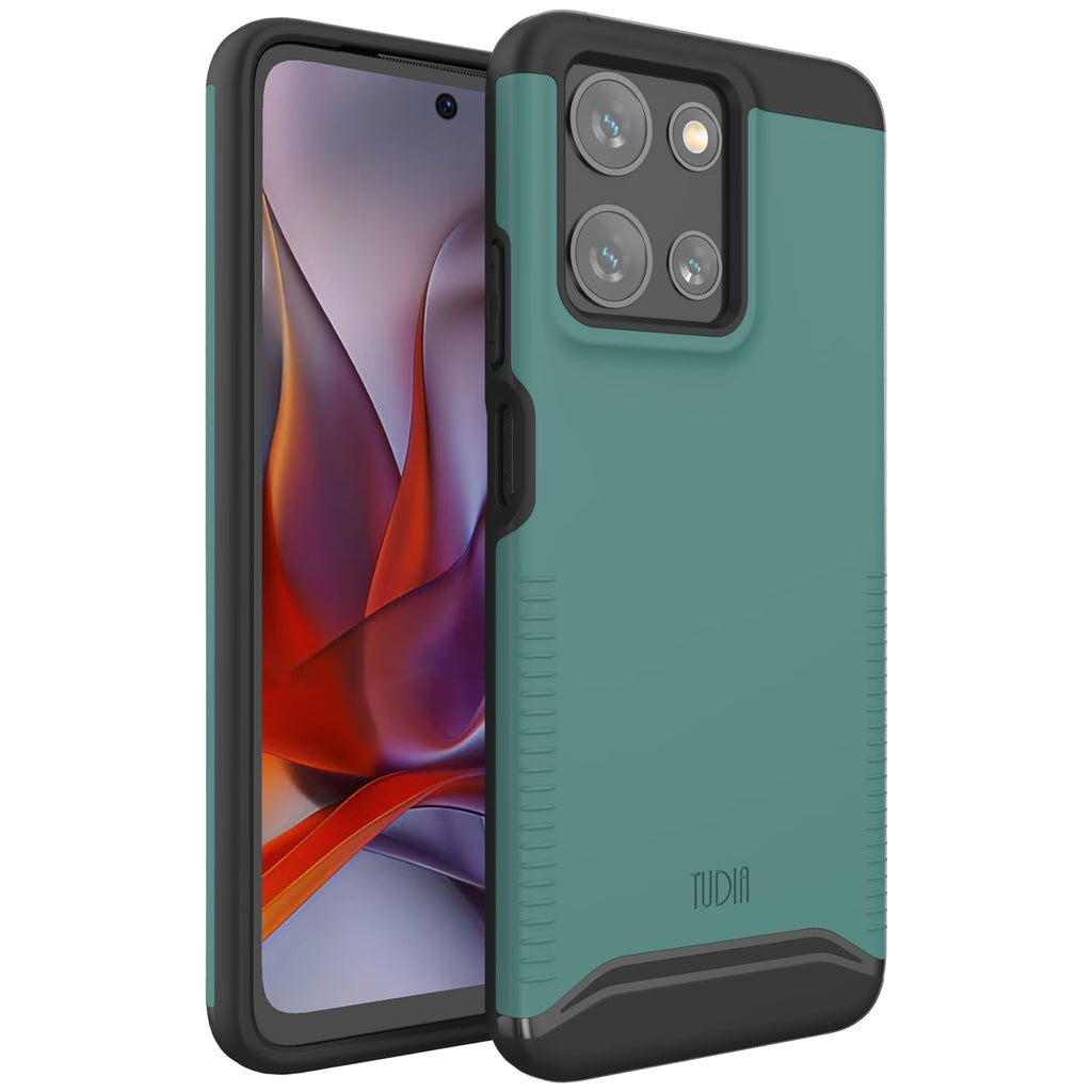 TUDIA Merge for Motorola Moto G 2025/2026 Case & Moto G Play 2026/2025 Phone Cases - [Military-Grade Drop Tested] Dual-Layer Shockproof Slim Grip Cover - Hunter Green