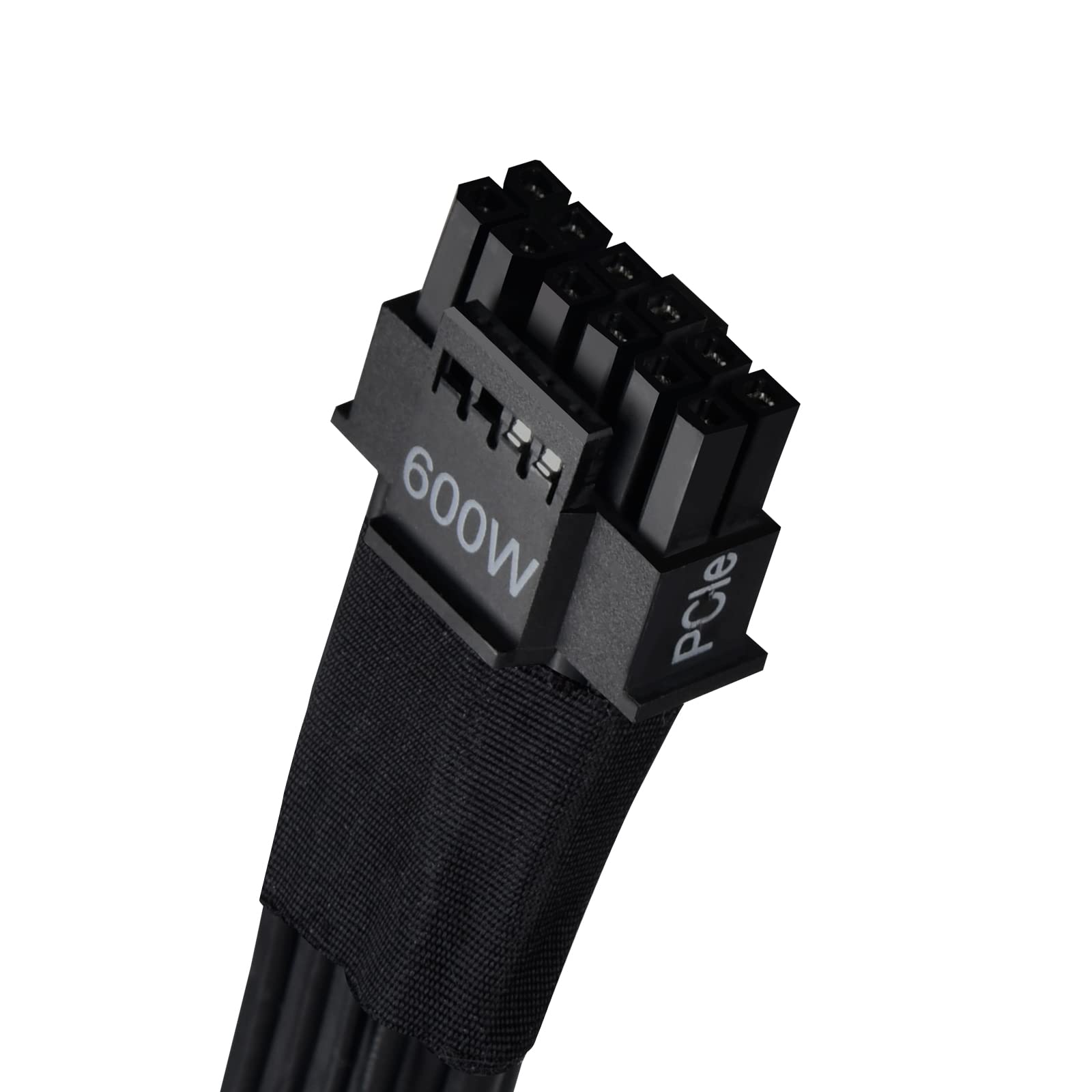 Silverstone Technology PP14-PCIE Dual PCIe 8 pin (PSU) to 12+4 pin (GPU) 12VHPWR PCIe Gen5 Cable for Silverstone 2nd Gen PSUs, SST-PP14-PCIE