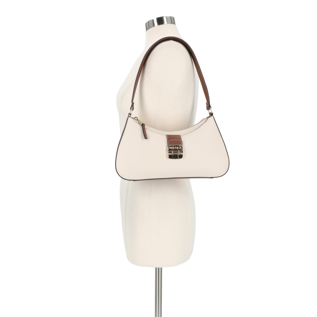 Nautica Voyager Hobo Bag for Women, Vegan Leather Women’s Purse, Large Shoulder Handbag with Zipper Closure