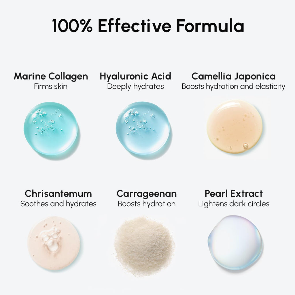 MAREE Eye Gels - Cooling Pads Under Eye Patches for Puffy Eyes and Dark Circles with Collagen & Hyaluronic Acid - Anti Wrinkles Under Eye Masks Skincare Treatment for Puffiness - Parches Para Ojeras