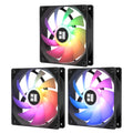 Thermalright TL-C12C-S X3 CPU Fan 120mm ARGB Case Cooler Fan, 4pin PWM Silent Computer with S-FDB Bearing Included, up to 1550RPM Cooling Fan（3 Quantities）