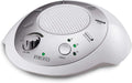 Homedics SoundSleep White Noise Machine, Silver, Small Travel Device with 6 Relaxing Nature Sounds, Portable Therapy for Home, Office, Nursery, Auto-Off Timer