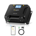 BougeRV MPPT Solar Charge Controller 30A, w/ Low-Temp Cut-Off, APP Control, Backlit LCD, 30 Amp Solar Panel Regulator 12V/24V for LiFePO4, SLD, Gel, FLD, AGM Battery, RV, Marine, Upgraded