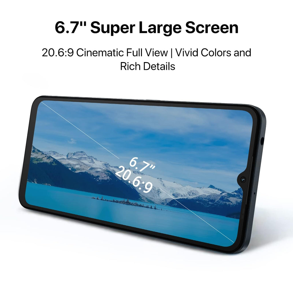 UMIDIGI Unlocked Cell Phone, A13 Pro (4+128GB) NFC Smart Phone, 6.7" HD Full Screen, 5150mAh, Android Mobile Phone with FM Radio, Dual 4G Phone