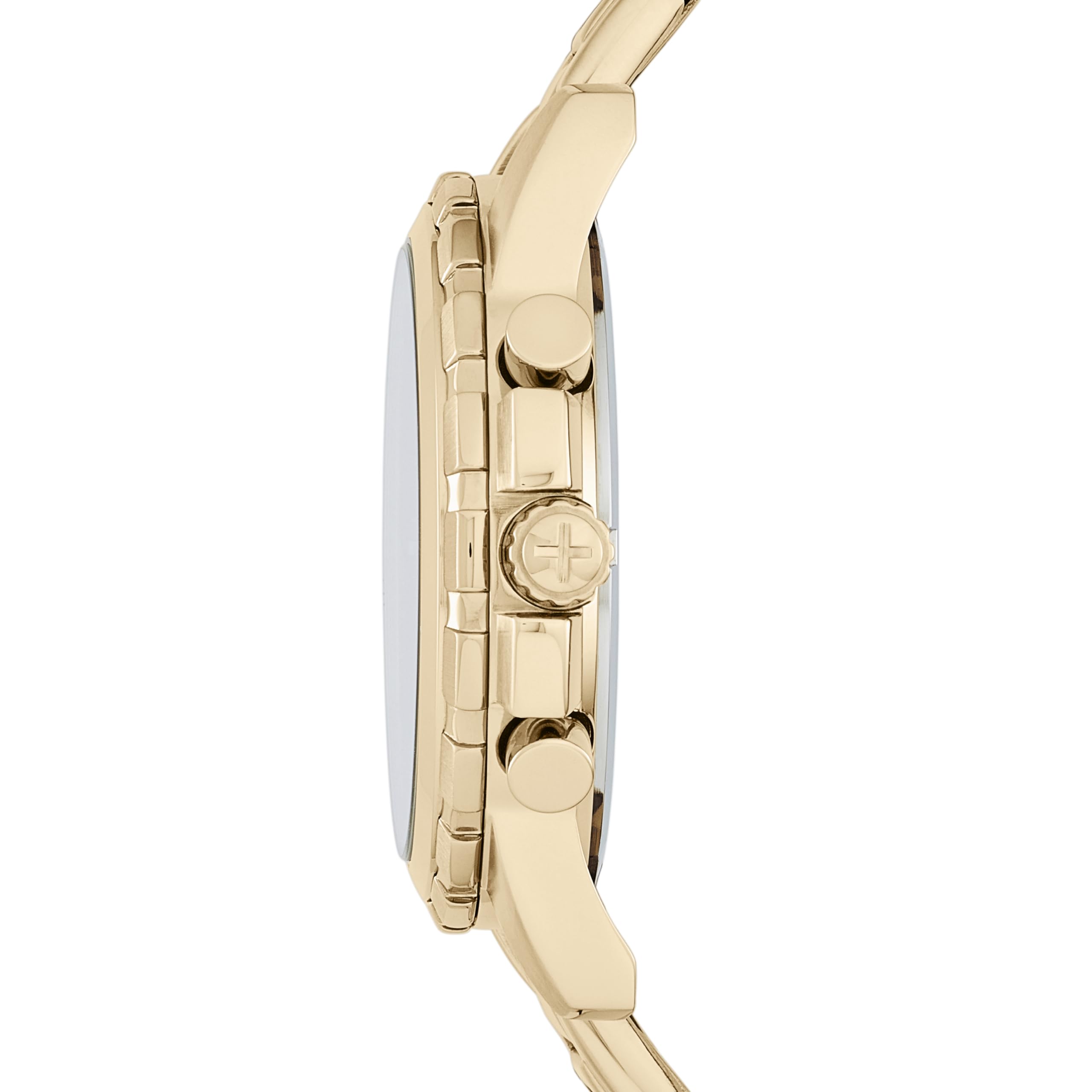 Fossil Men's Watch, Dean Quartz Stainless Steel Chronograph Watch for Men, Color: Gold