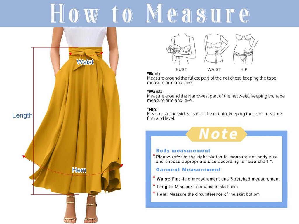 chouyatou Women's Elegant High Waisted Side Slit Irregular Bohemian Maxi Skirt with Pockets (Medium, Yellow)