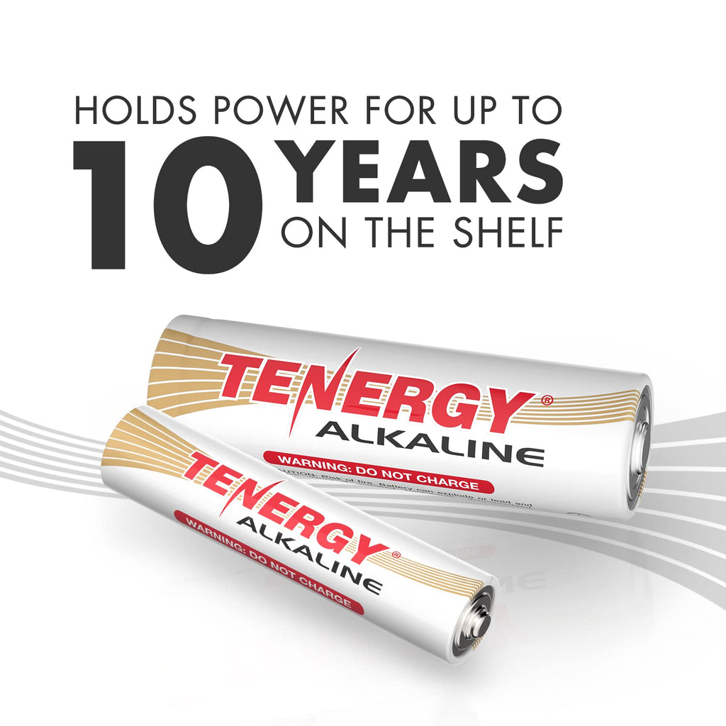 Tenergy 100 Pack Alkaline AA Batteries and 100 Pack AAA Alkaline Batteries, AA and AAA Batteries for Household Electronics