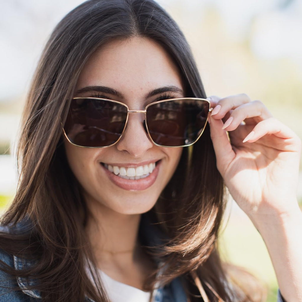Shady Rays Melrose Tangle Free - Amber Gold/Amber Lens, Standard Fit