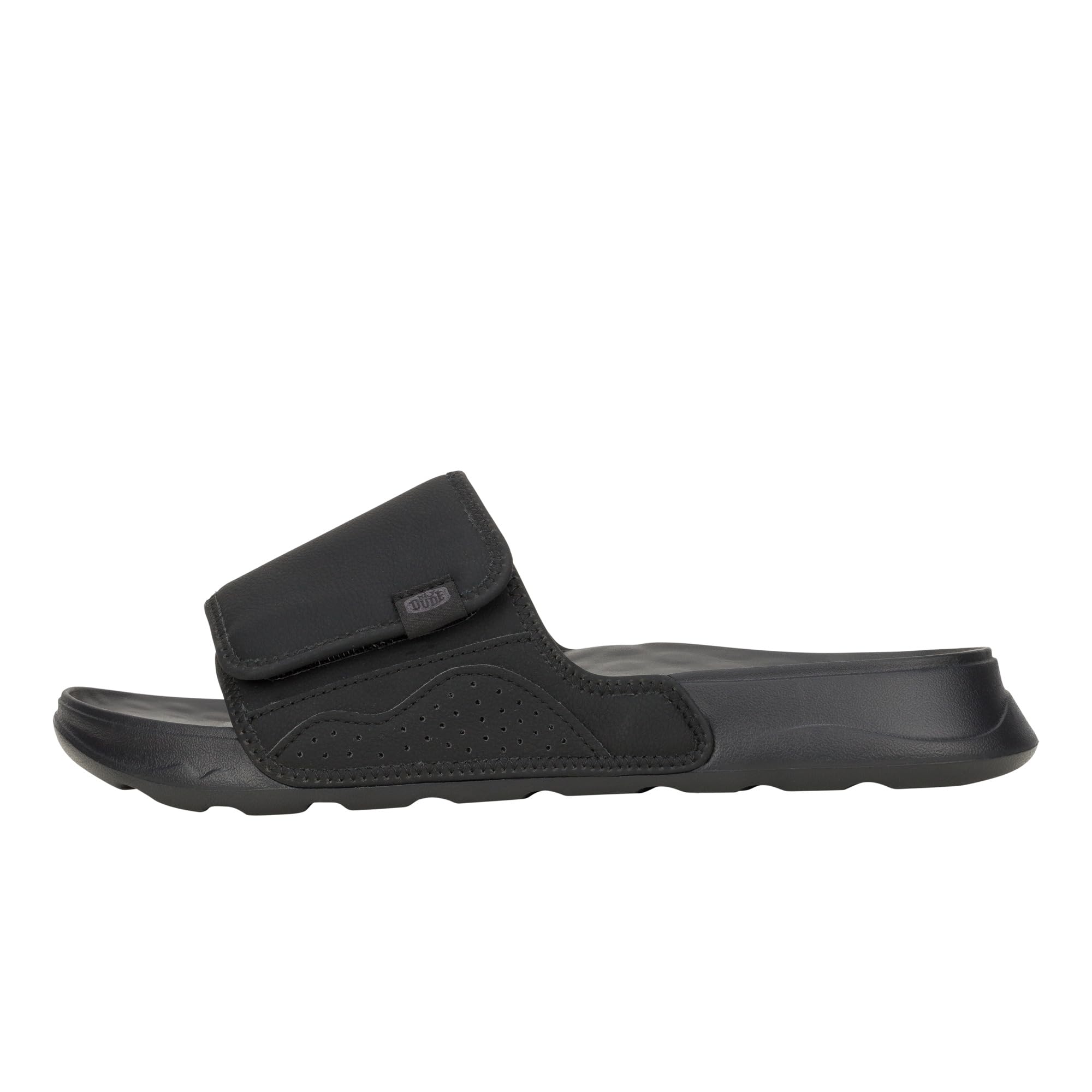 HEYDUDE Men's Shore Slide Classic Loafer Black