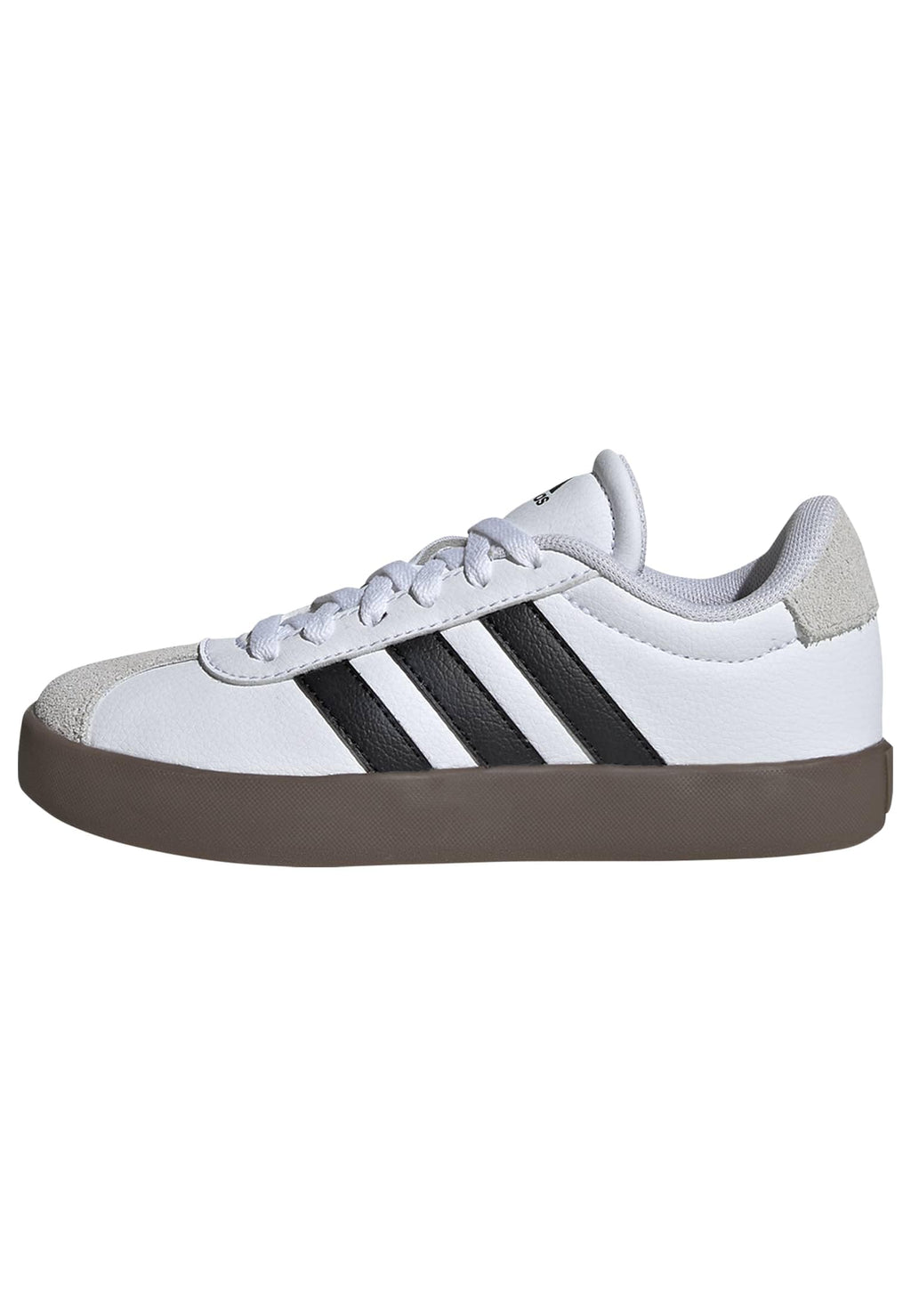 Adidas Unisex-Kids VL Court 3.0, White/Black/Grey, 4.5