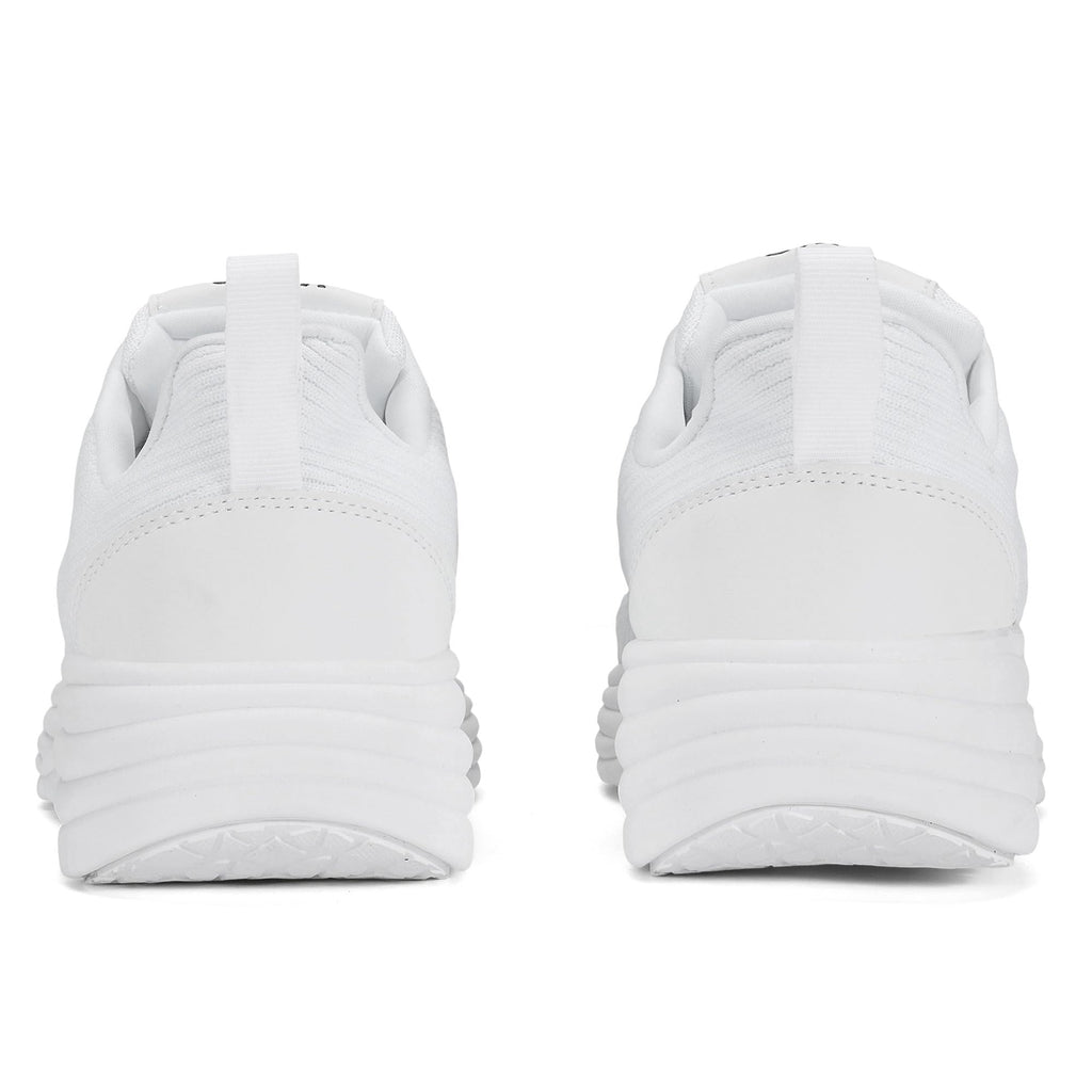 WXQ Men's Casual Walking Shoes Lightweight Breathable Comfortable Non Slip Running Shoes Tennis Workout Athletic Fashion Sneakers White Size 10