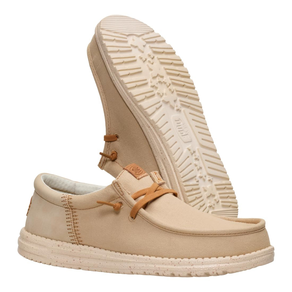 HEYDUDE Wally Funk Denim Incense 7, Men’s Shoes, Slip-on Loafers, Comfortable & Light-Weight