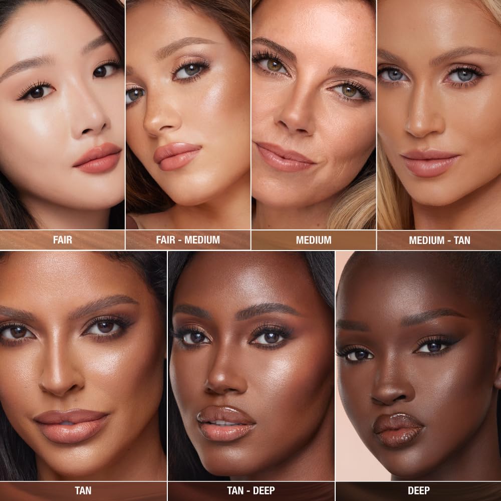 Charlotte Tilbury Hollywood Liquid Contour Wand - Easy-to-Use Contour Stick & Liquid Bronzer for Sculpting & Shaping - Leaves a Natural-Looking Sculpted Finish - Deep
