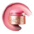 PHOFAY 3-in-1 Flush Balm Cream Blush,Mousse Blushs Cream & Lipstick Gloss-Soft Silky Creamy Texture,Vegan & Lightweight Matte Finish Cosmetics Long-Lasting Moisturizing Blush daily makeup (05#)