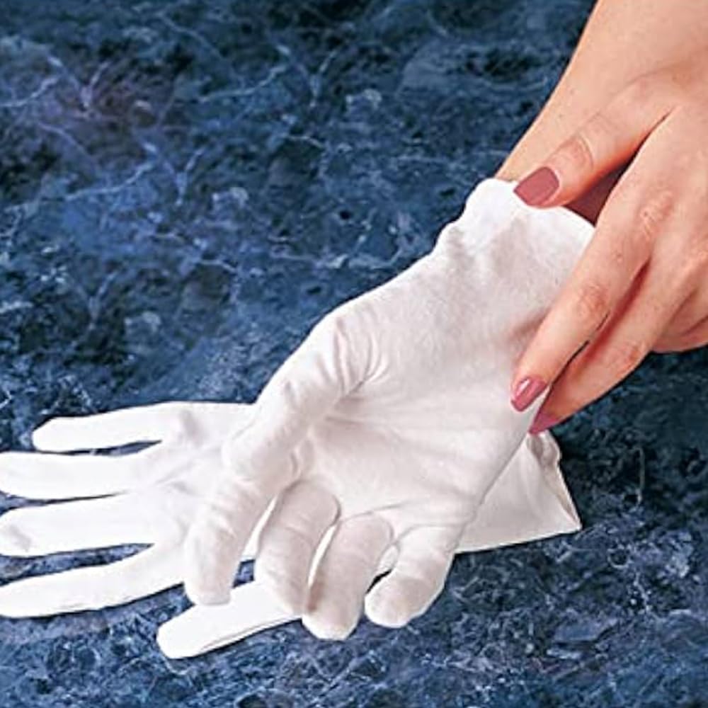 Carex Health Brands Soft Hands Cotton Gloves, Small/Medium