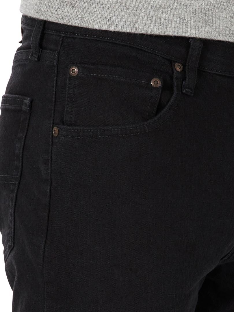 Regular Fit Comfort Flex Waist Jean, Black, 40W x 30L