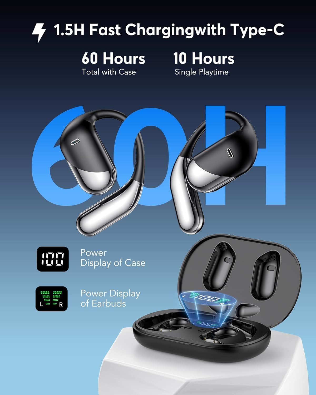 Real-Time AI Translation Earbuds, 198 Language Translator Earbuds, Audifonos Traductores Inglés Español, 3-in-1 Translating Earbuds for Travel, Meetings & Language Learning, with Charging Case