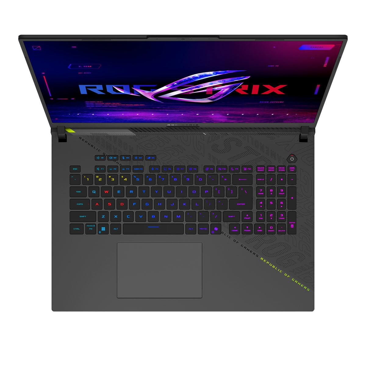 ASUS ROG Strix G18 (2025) Gaming Laptop, 18” 16:10 144Hz/3ms, NVIDIA® GeForce RTX™ 5060, AMD Ryzen™ 9 9955HX Processor, 16GB DDR5-5600, 2TB PCIe Gen 4 SSD, Wi-Fi 6E, Windows 11 Home, G814FM-DS95