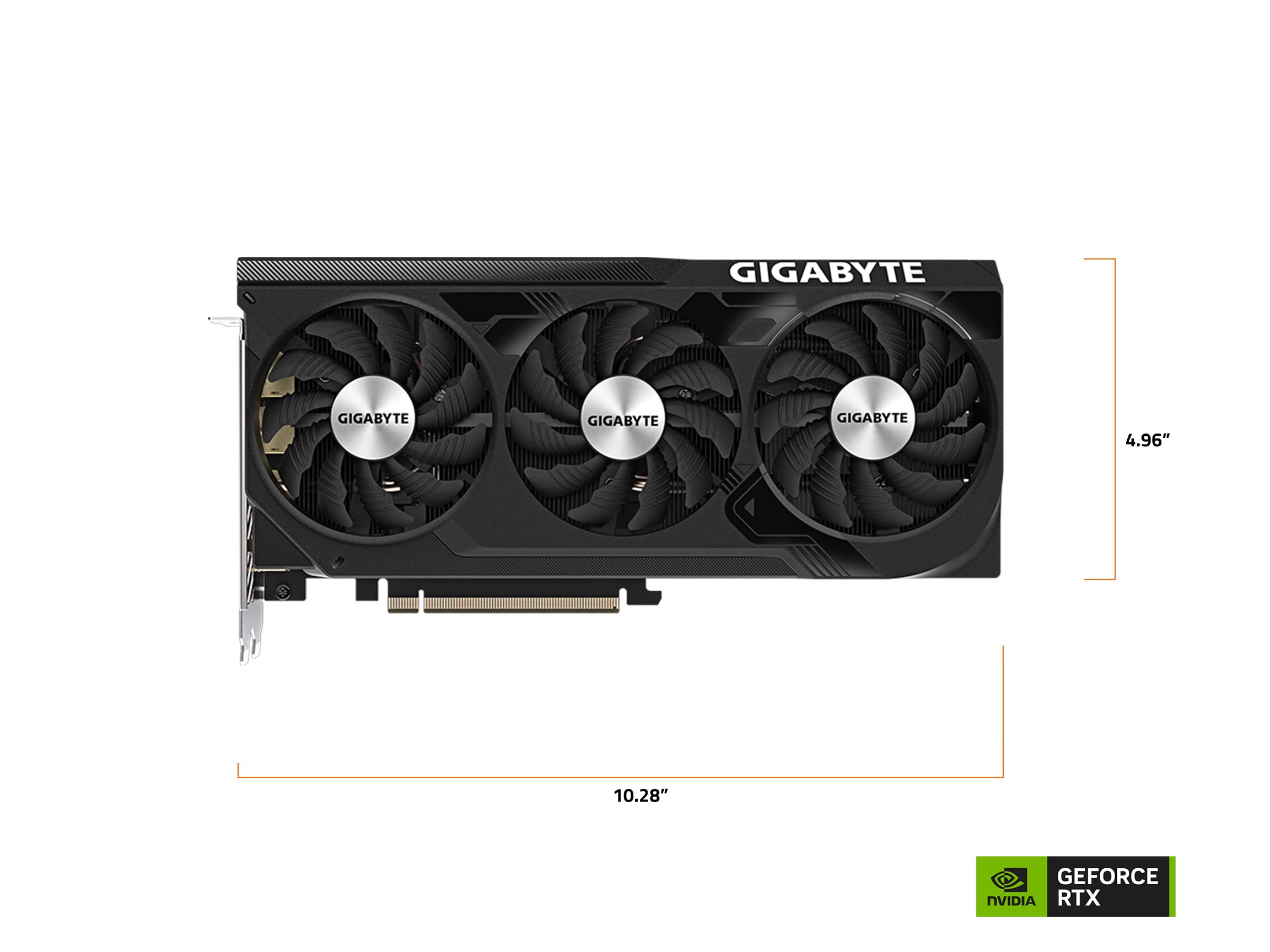 GIGABYTE GeForce RTX 4070 WINDFORCE OC 12G Graphics Card, 3X WINDFORCE Fans, 12GB 192-bit GDDR6X, GV-N4070WF3OC-12GD Video Card