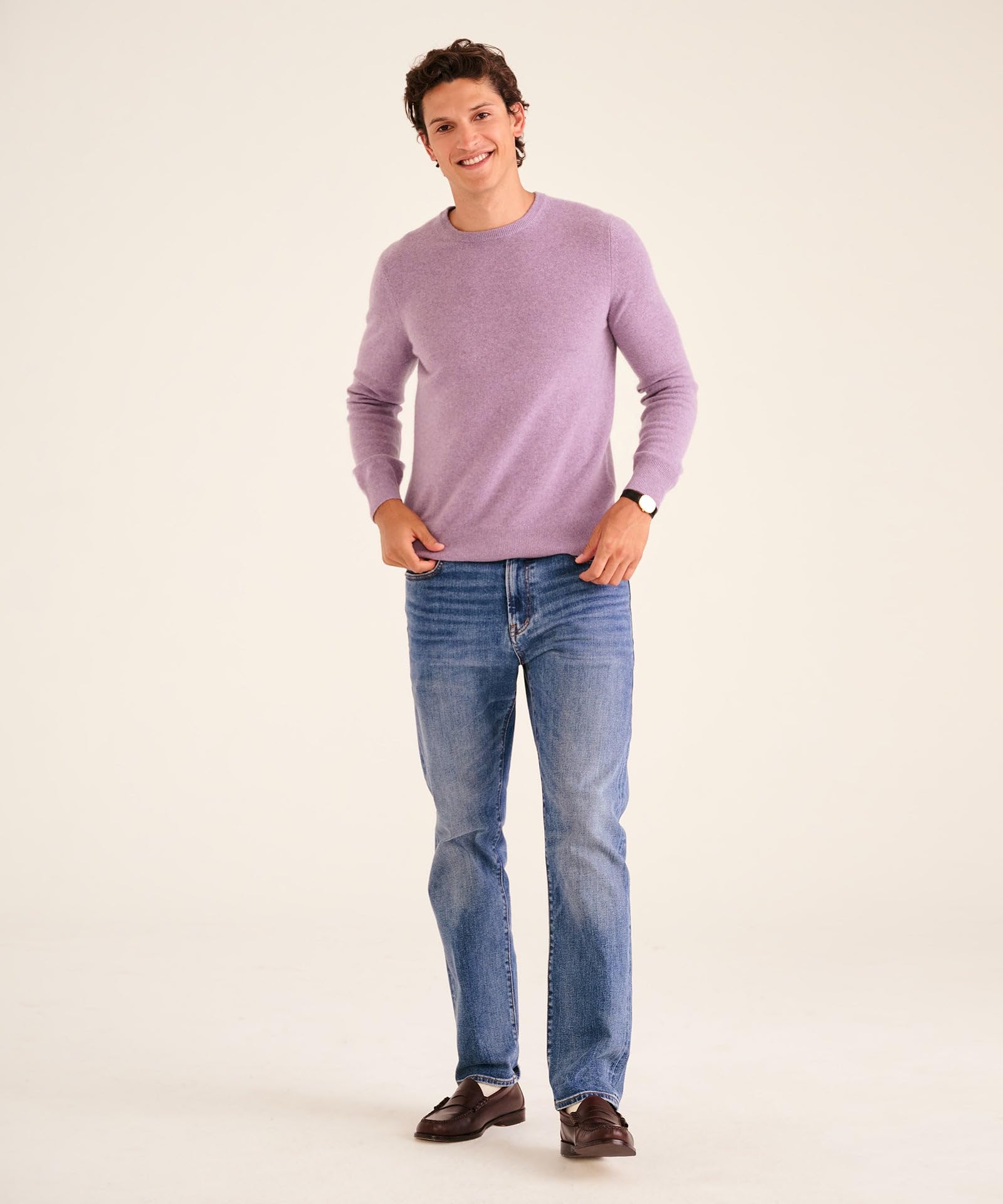 NAADAM Men's Original 100% Pure Cashmere Crewneck Pullover Sweater
