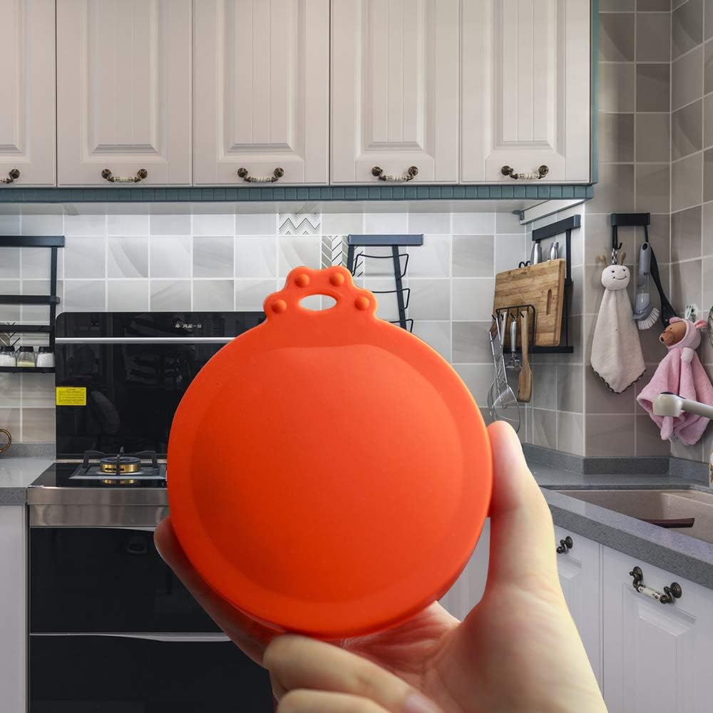 Yobbai 9 packs Pet Food can Lids, Food Safe BPA-Free & Dishwasher Safe, Can Covers Most Standard Size Dog and Cat Can Tops