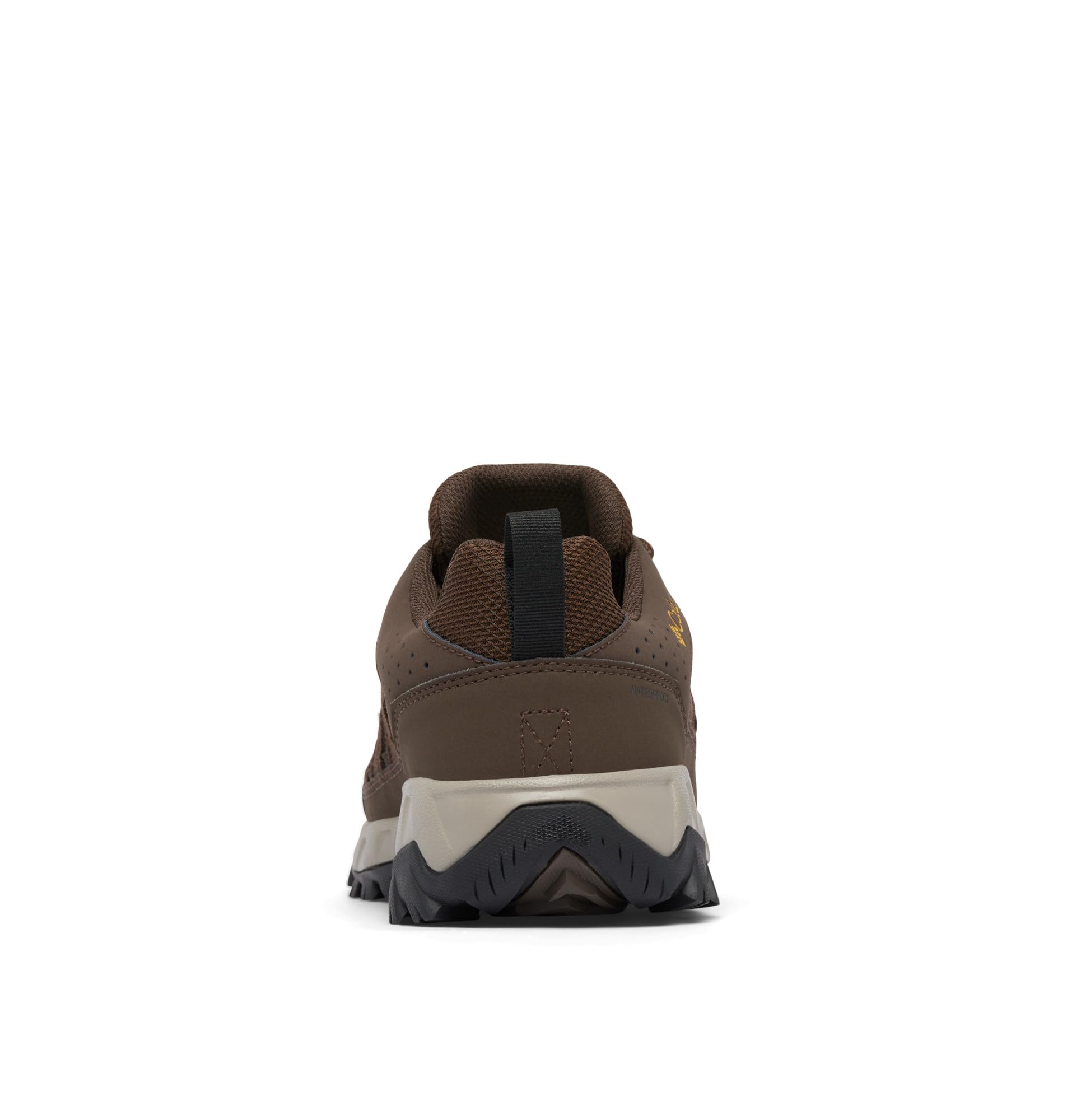 Columbia Men's Strata Trail Low Waterproof, Cordovan/Golden Yellow, 9.5 Wide