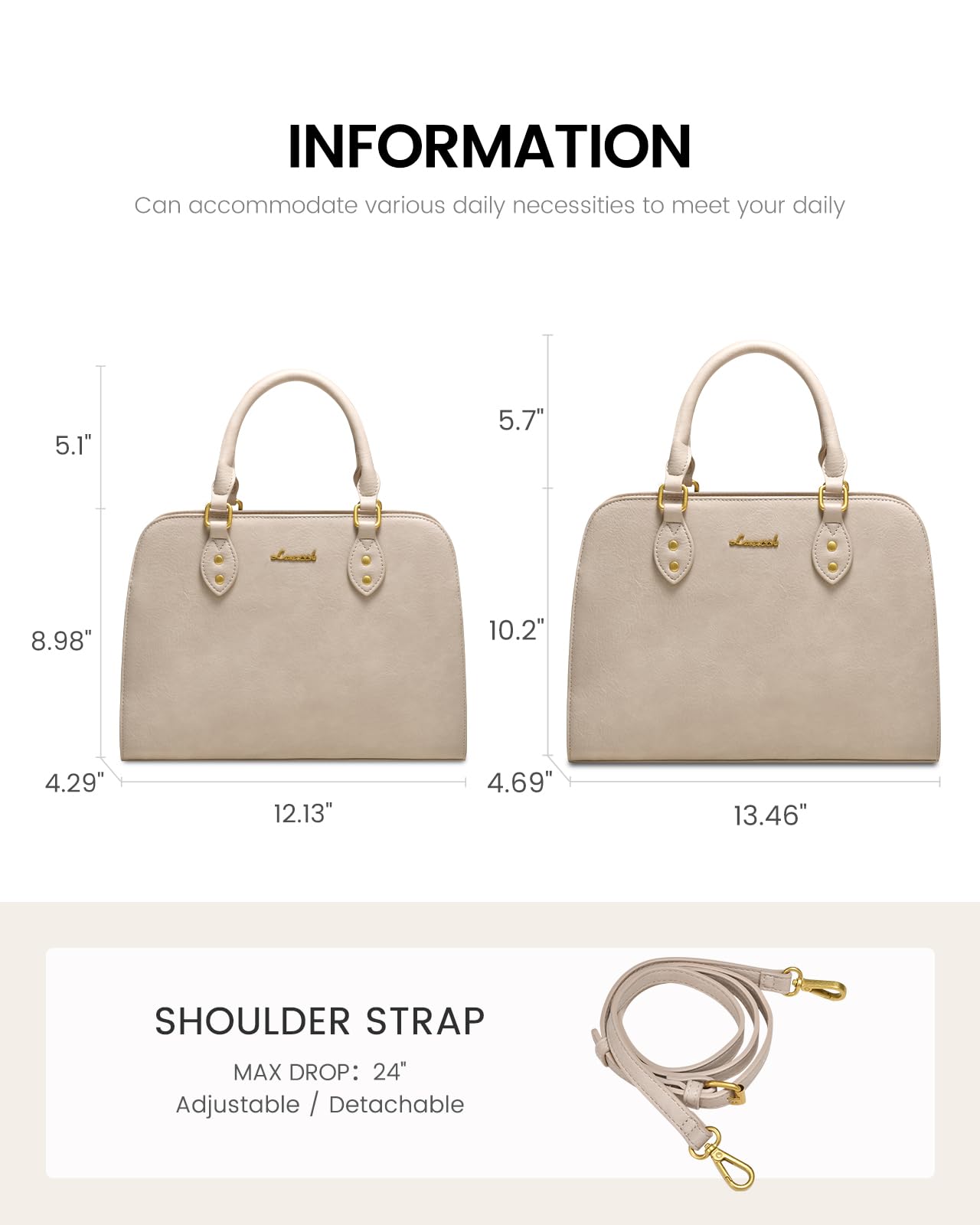 LOVEVOOK Purses and Handbags for Women, Vintage-Style PU Leather Crossbody Shoulder Bag Top Handle Satchel Tote Purse for Ladies