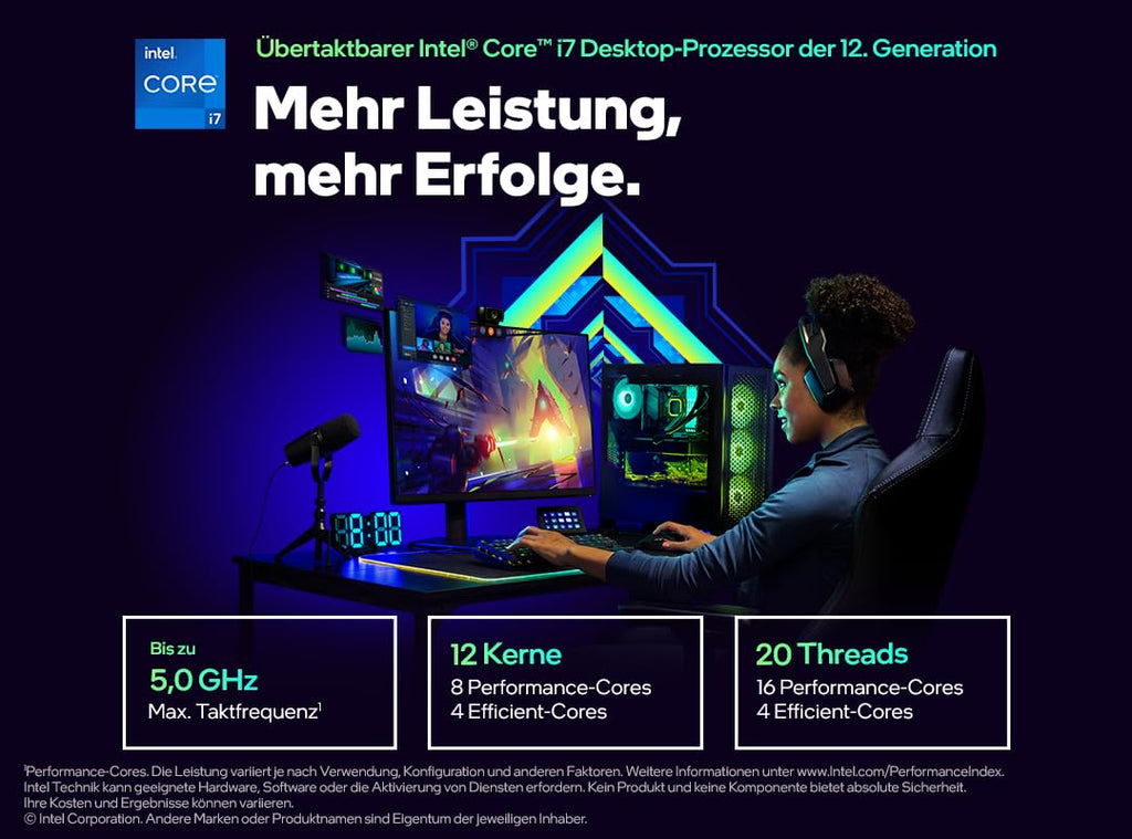 Intel Core i7-12700K Gaming Desktop Processor with Integrated Graphics and 12 (8P+4E) Cores up to 5.0 GHz Unlocked LGA1700 600 Series Chipset 125W