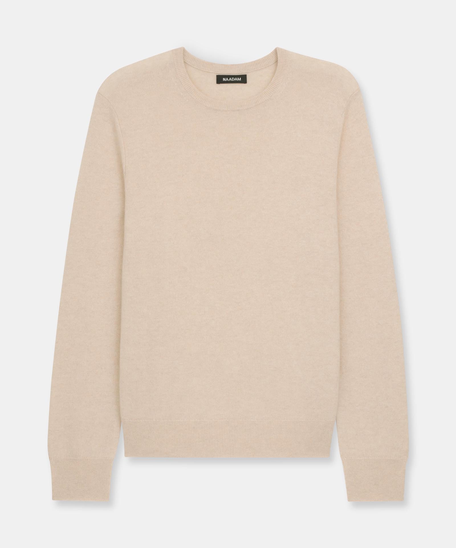 NAADAM The Original Cashmere Crewneck Sweater,Linen,XL