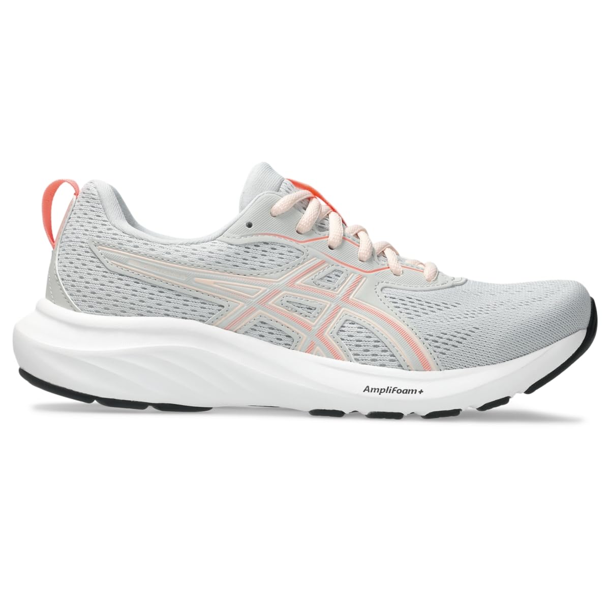 ASICS Women's Gel-Contend 9 Running Shoes, 8, Glacier Grey/Pearl Pink