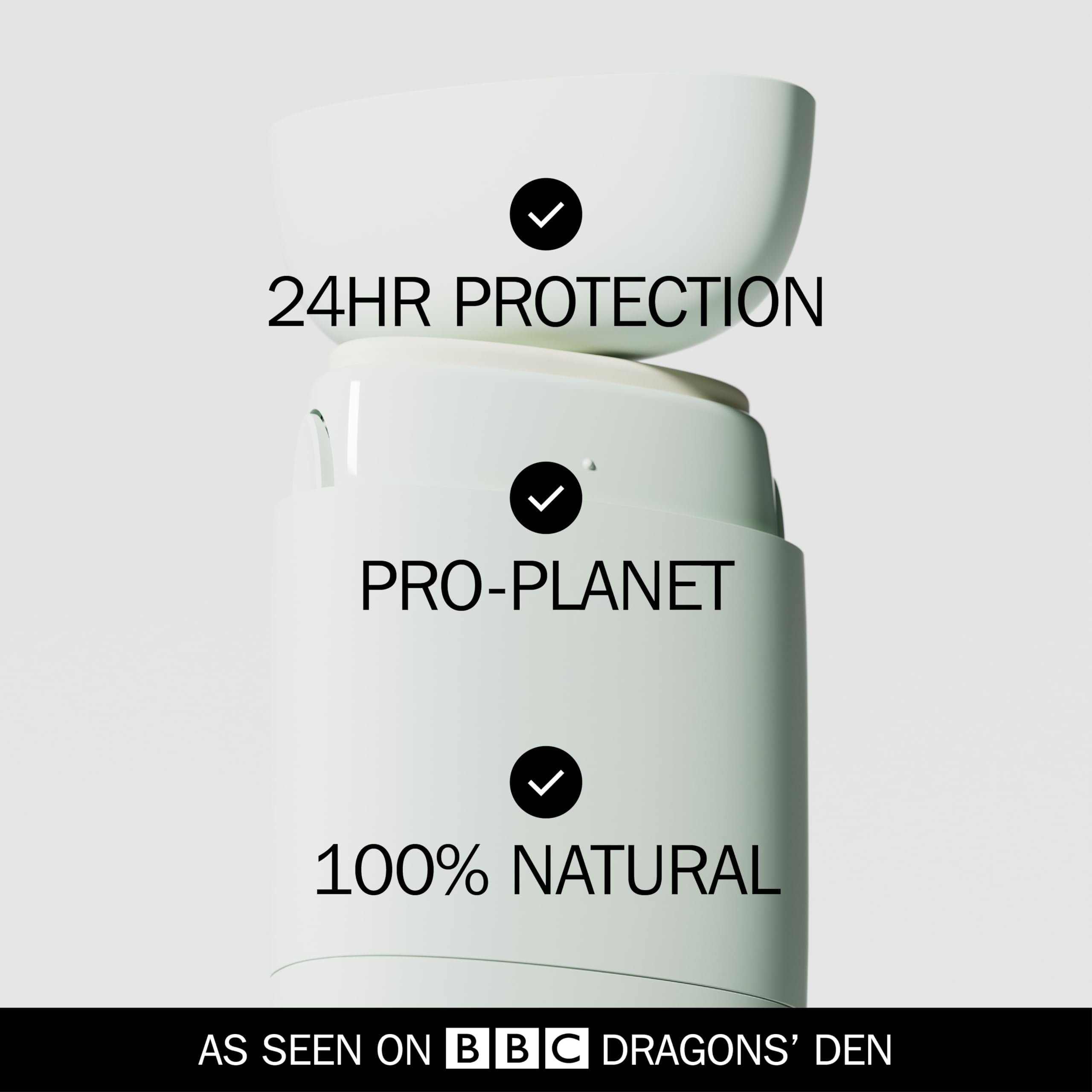 Fussy - Natural Refillable Deodorant - Mint Green Case & Variety Refill Pack (2 x 40g), Tropic Tonic & Wavy Days - Aluminium Free - 24 Hour Protection - Vegan & Cruelty Free - Natural & Effective