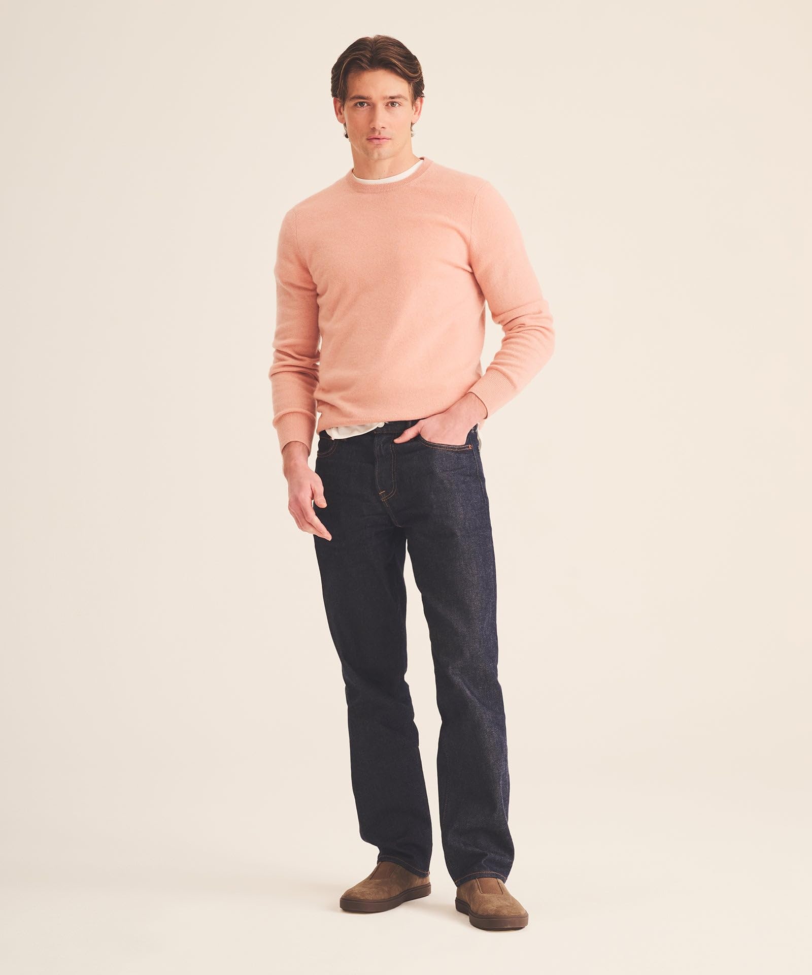 NAADAM Men's Original 100% Pure Cashmere Crewneck Pullover Sweater