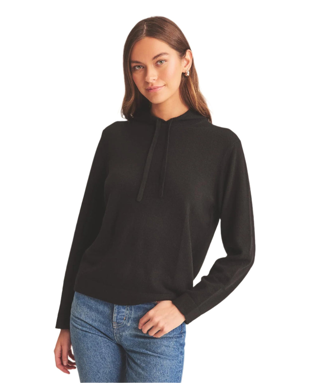 NAADAM Womens The Off-Duty 100% Cashmere Hoodie Black