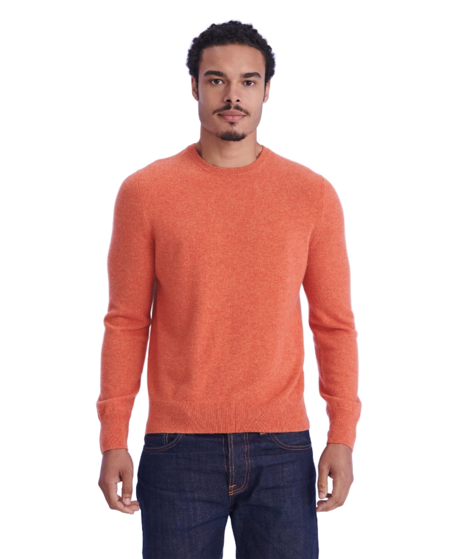 The Original Cashmere Crewneck Sweater Men's (US, Alpha, X-Large, Regular, Regular, Nectar)