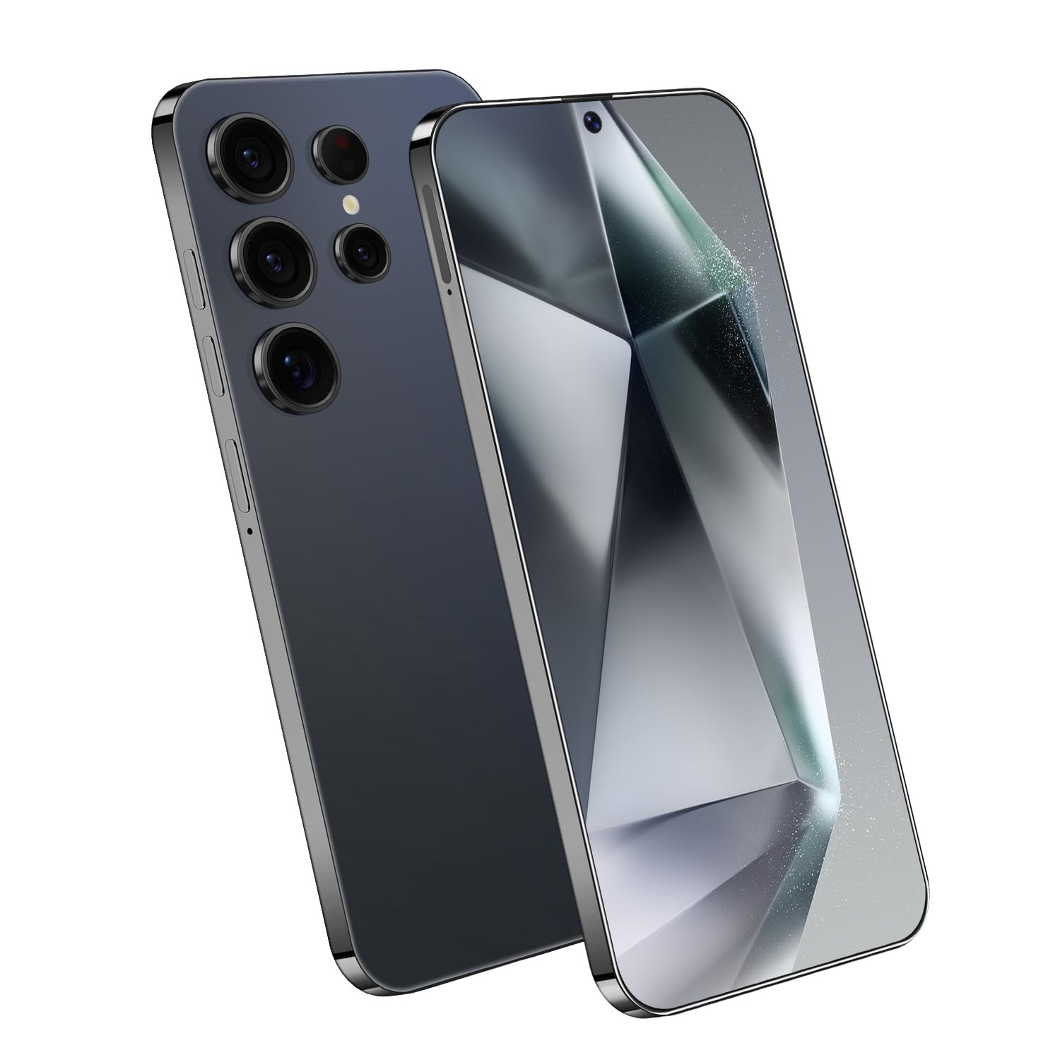 XUANMEIKE Unlocked Phone S24 Ultra Android Phone 8-core 8GB+256GB Cell Phone 7 inch HD Screen Mobile Phone 108MP+48MP Camera 6800 mAh Battery 5G Dual SIM (Titanium Deep Blue)