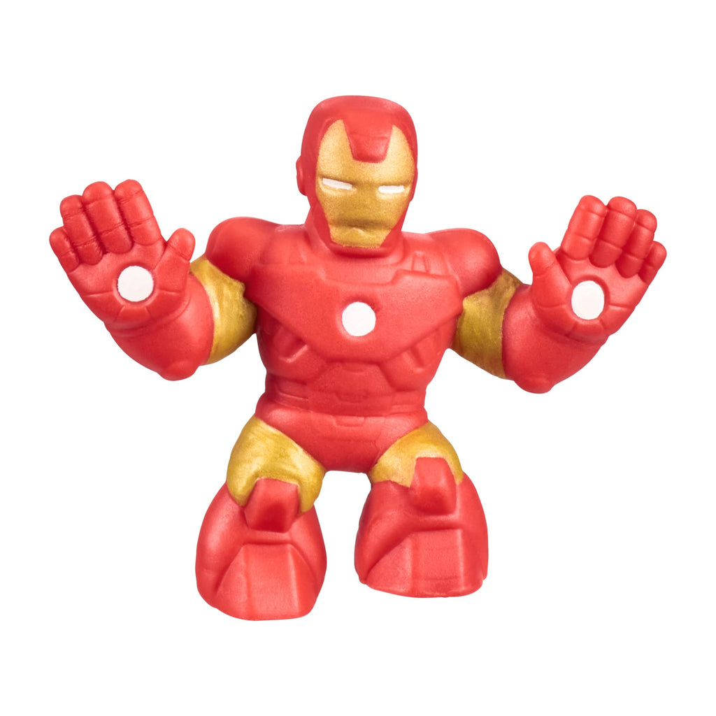 Heroes of Goo Jit Zu Marvel Mega Mini 6 Pack - Superhero Toys, Squishy, Stretchy, Gooey Mini Heroes - Ironman, Spider-Man, Captain America, Miles Morales, Hulk and Black Panther