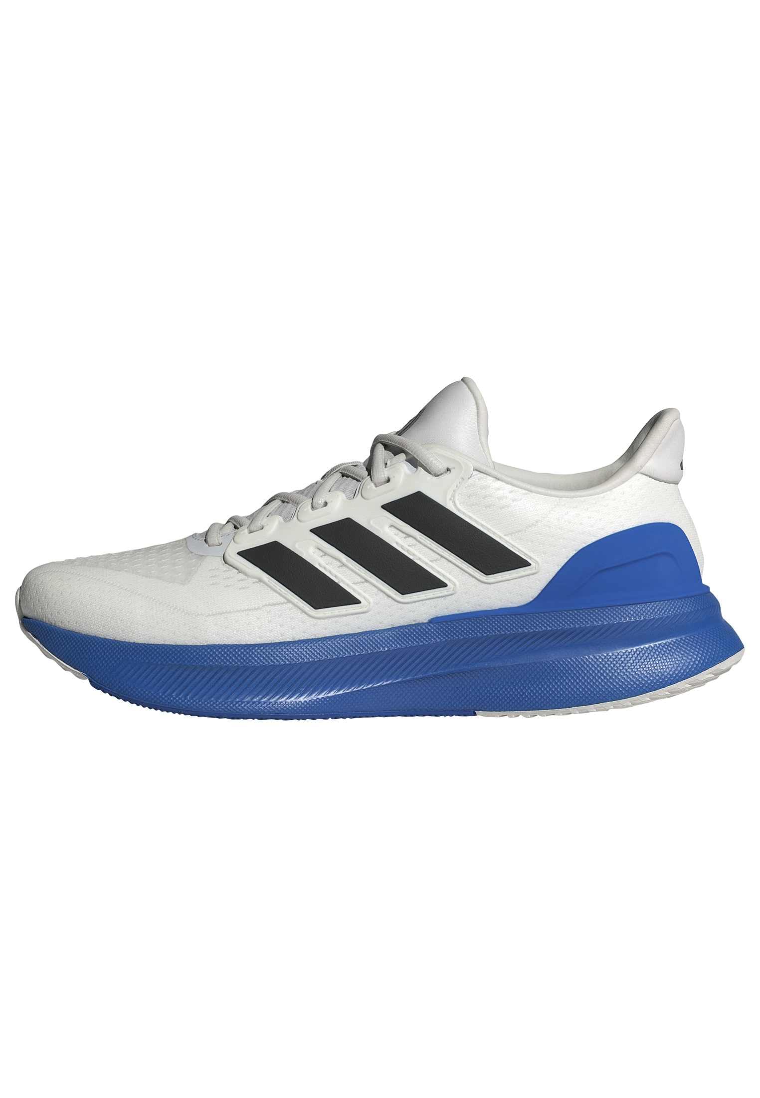 adidas Men's Ultrarun 5, Crystal White/Black/Blue, 6.5